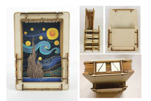 Load image into Gallery viewer, Van Gogh Starry Night Mini Wooden Puzzle