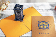 Load image into Gallery viewer, Tardis Pop-up Card