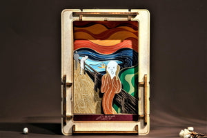 Edvard Munch The Scream Mini Wooden Puzzle