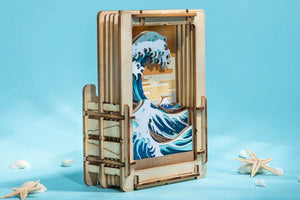 The Great Wave off Kanagawa Mini Wooden Puzzle