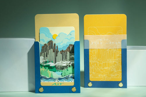 Mountains and Valley Memo Pad