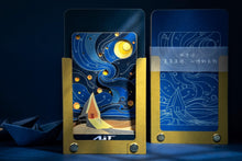 Load image into Gallery viewer, Romantic Cottage at Starry Night Memo Pad