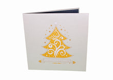 Load image into Gallery viewer, AITpop Christmas tree (White) pop up card - AitPop