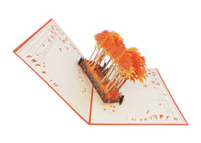 Load image into Gallery viewer, AITpop Deers in Autumn Forest pop up card - AitPop