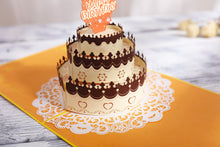 Load image into Gallery viewer, AITpop Birthday cake pop up card - AitPop