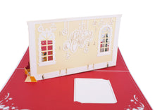 Load image into Gallery viewer, AITpop Fireplace with Santa pop up card （white cover） - AitPop