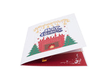 Load image into Gallery viewer, AITpop Fireplace with Santa pop up card （white cover） - AitPop