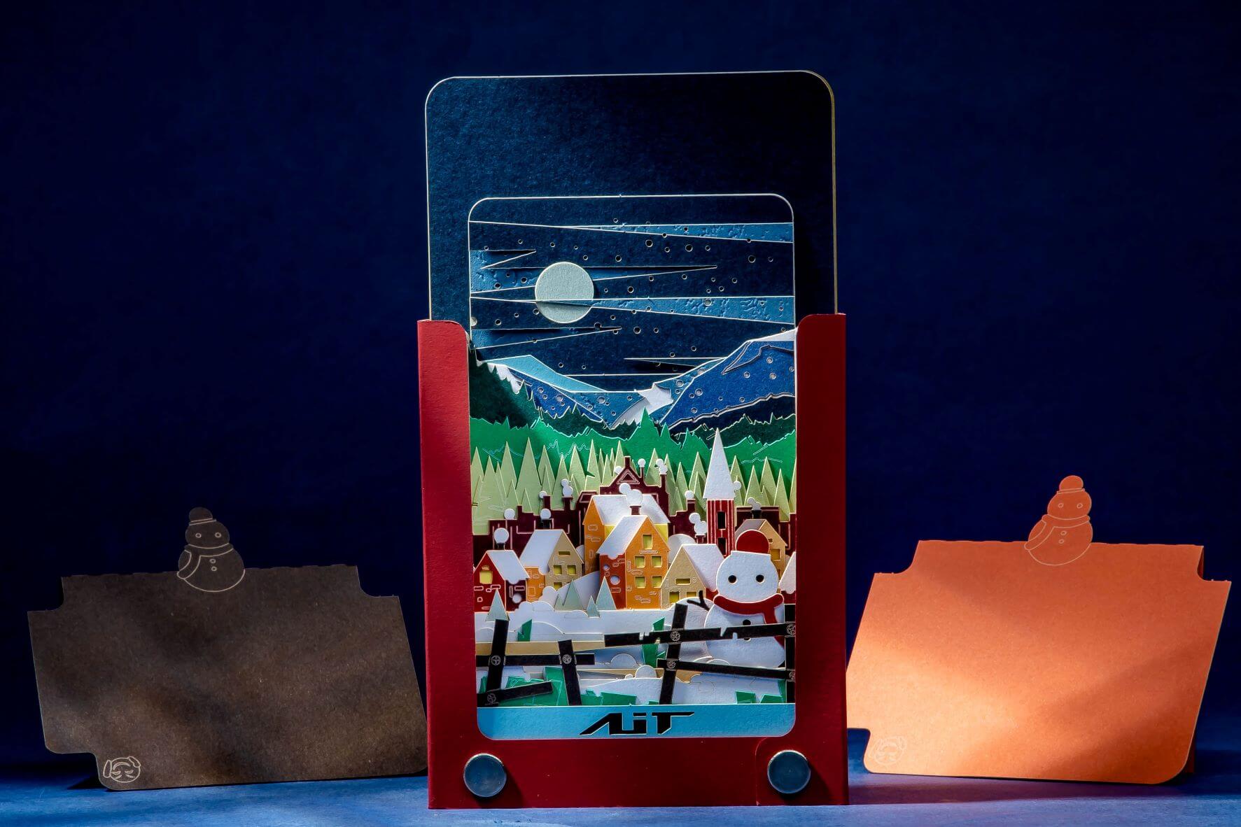 Snowing Night Memo Pad