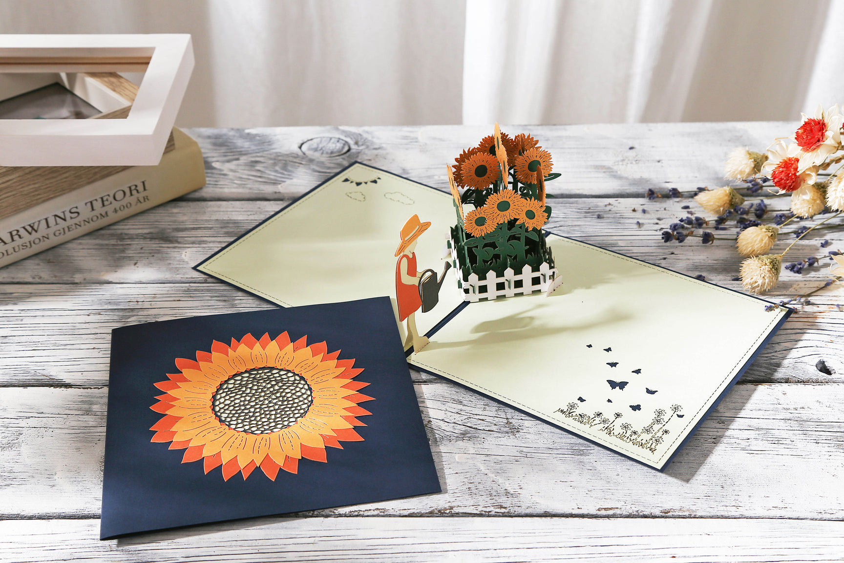 Sunflower Garden Pop-up Card – AiT Paper Art