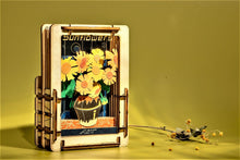 Load image into Gallery viewer, Van Gogh Sunflower Mini Wooden Puzzle