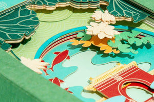 Summer Oriental Palace 3D Paper Sculpture