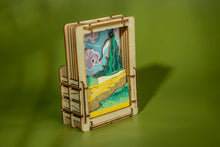 Load image into Gallery viewer, Van Gogh Wheatfield with Cypresses Mini Wooden Theater