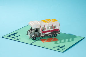 RV Traveling Pop-up Card