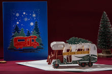 Load image into Gallery viewer, Christmas RV Pop-up Card