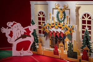 Christmas Santa Fireplace Pop-up Card