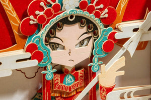 Chinese Opera Woman Warrior Orientalism Memo Pad